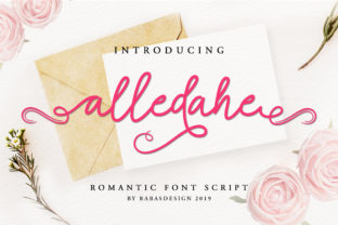 Alledahe: A Romantic Script Handwritten Font for Elegant Branding