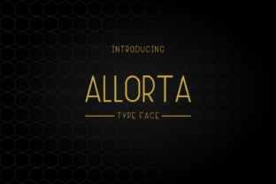 Allorta: The Minimal Serif Font for Modern Craft Branding