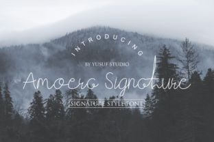 Amoera Signature: Elevating Editorial Design with Elegant Handwritten Typography