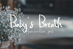 Baby s Breath Typeface for Elegant Editorial Design