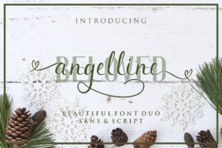 Beloved Angeline Duo: The Elegant Script Handwritten Fonts for Boutique Branding