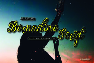 Bernadine Script Typeface Review for Handmade Brands