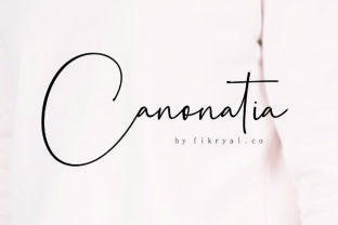 Canonatia: The Script Handwritten Font for Polished Brand Identity