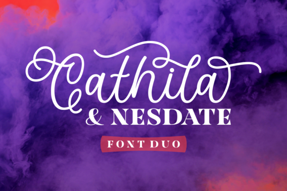 Cathila Nesdate: The Perfect Script and Serif Font Duo for Crafters