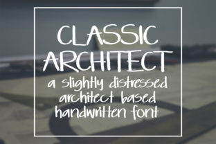 Classic Architect Typeface: Elevate Digital Campaigns With Distinctive Handwritten Typography