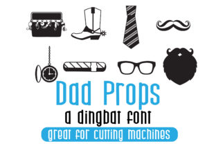 Dad Props: The Vintage Dingbats Font for Polished Brand Identity