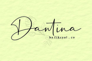 Dantina: An Elegant Script Handwritten Font for Editorial Design