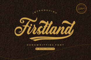 Firstland Handwritten Font for Editorial Design