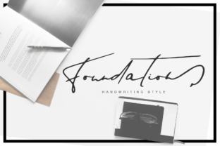 Foundation Font: Elevate Campaign Visuals with Handmade Calligraphy