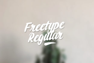 Freetype Regular: The Handwritten Font for Modern Web Design