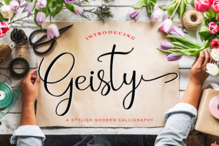 Geisty Typeface Review: A Modern Script for Brand Identity