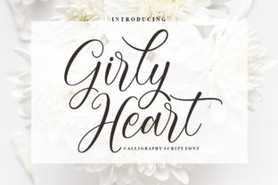 Girly Heart: A Sweet Hand-Lettered Font for Editorial Design