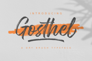 Gosthel: The Script Handwritten Typeface for Personalized Editorial Design