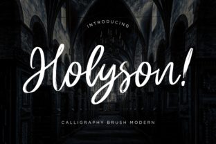 Holyson: A Cheerful Script Handwritten Font for Personal Branding