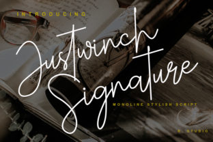 Justwinch Signature Font for Elegant Web Design