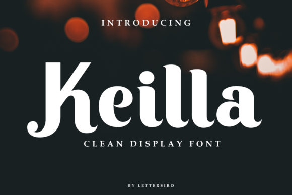 Keilla Display Font for Editorial Design