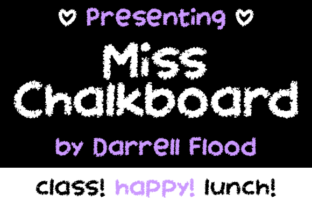 Miss Chalkboard: A Playful Decorative Font for Campaign Visuals