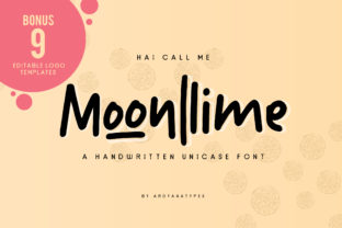 Moonllime: Elevating Editorial Design with Elegant Handwritten Typography