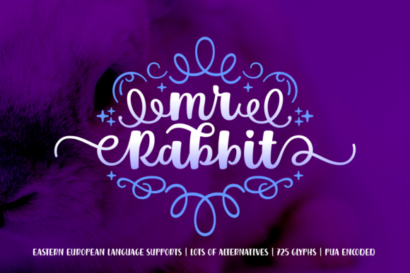 Mr. Rabbit: The Bold Script Handwritten Font for Festive Campaigns