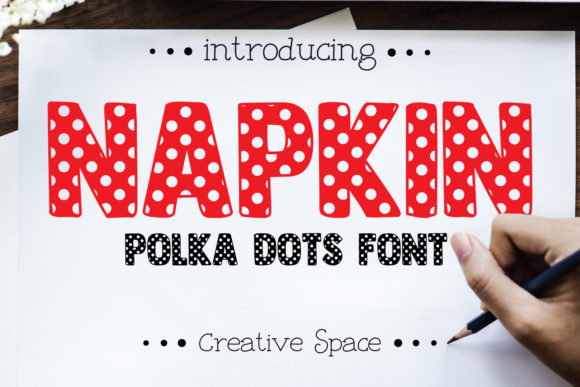 Napkin Font for T-Shirts, Logos, and Invitations