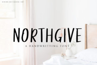 Northgive: A Cheerful Script Handwritten Font for Romantic Branding