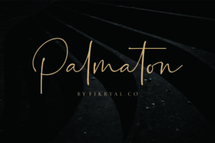Palmaton Script Handwritten Font for Digital Branding