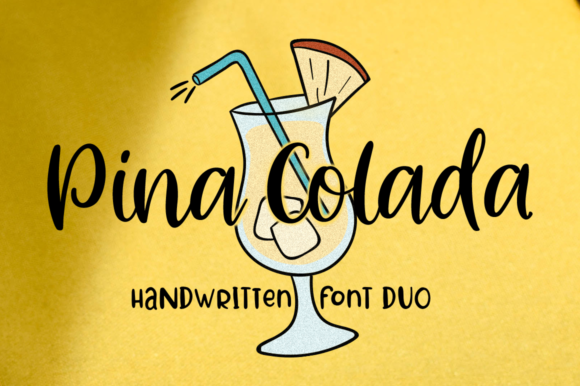 Pina Colada Handwritten Font for Editorial Branding