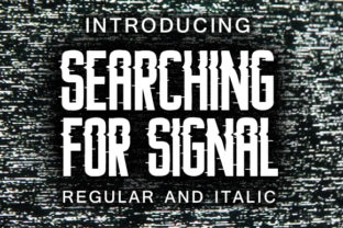 Searching for Signal: A Decorative Typeface for Digital Editorial Design