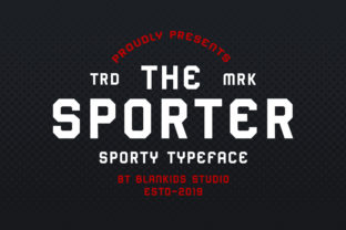 Sporter: A Dynamic Sans Serif Font for Bold Brand Identity