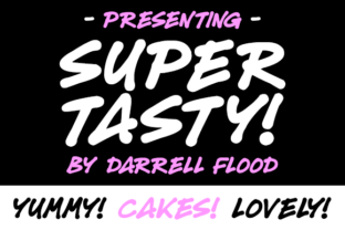 Super Tasty: The Bold Handwritten Font for Food Branding