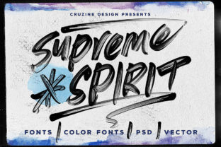 Supreme Spirit Brush Font Review for Branding