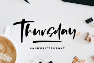 Thursday: The Modern Handwritten Font for Brand Identity