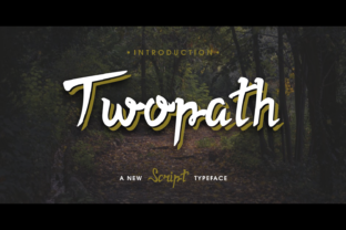 Twopath: A Classic Handwritten Font with Authentic Charm for Modern Web Design