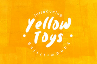 Yellow Toys: A Bold Script Handwritten Font for Modern Web Layouts
